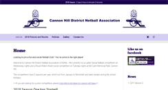 Desktop Screenshot of cannonhillnetball.com